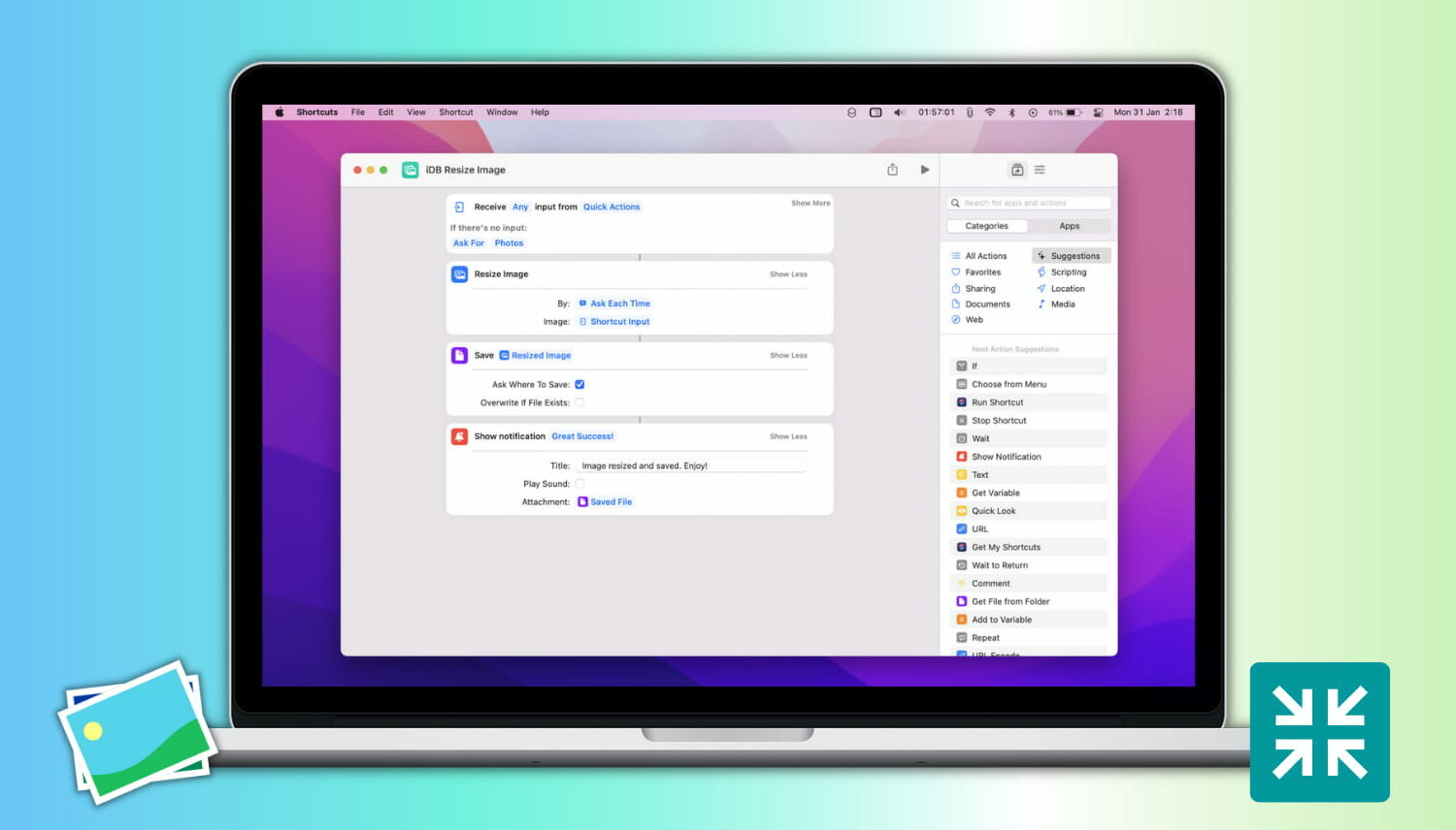 How to quickly resize multiple images at once on Mac