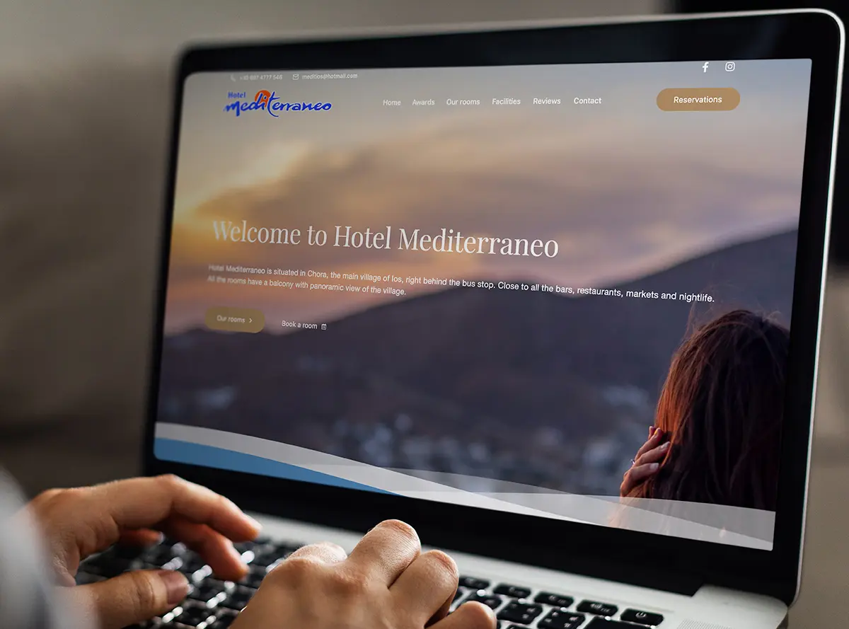Corporate Website for Mediterraneo Hotel Greece