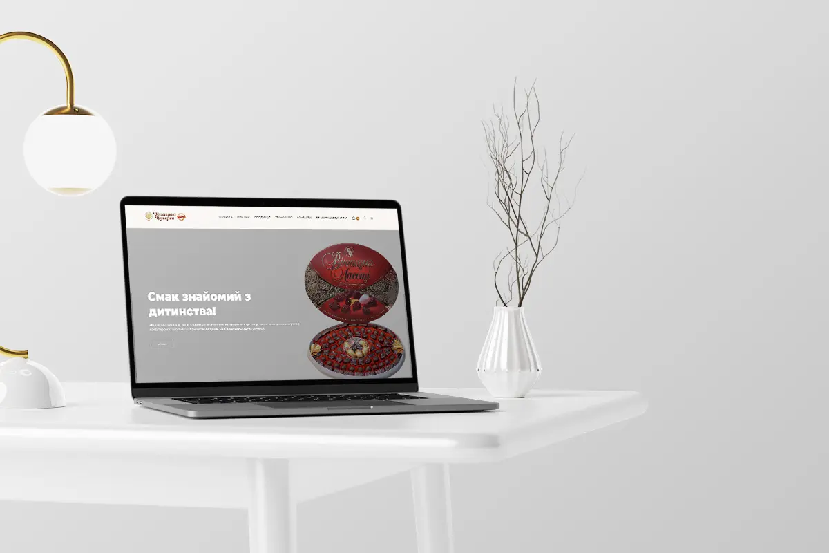 E-commerce website for Vinnytsʹka tsukerka